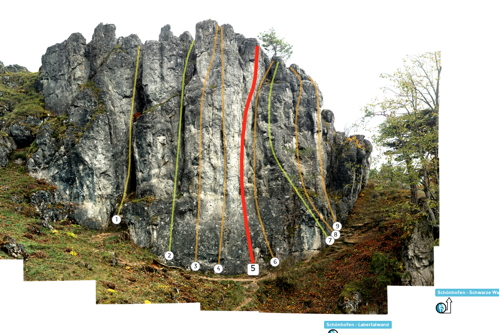 Knutschfleck @ Schönhofen - Kletterblock: