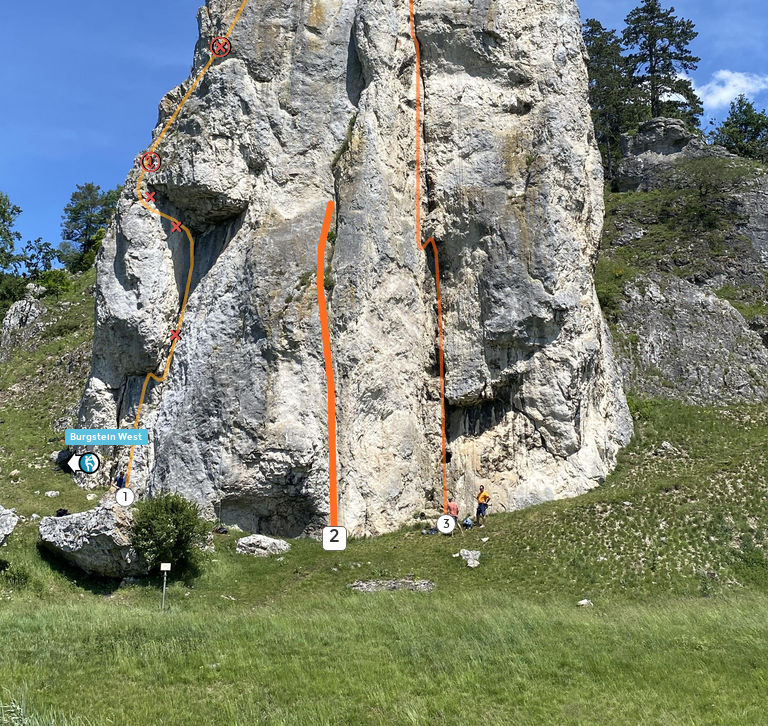 Neuer Pfeilerweg @ Burgstein: